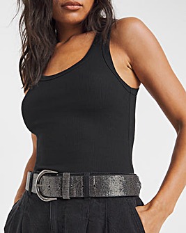 Statement Diamante Belt