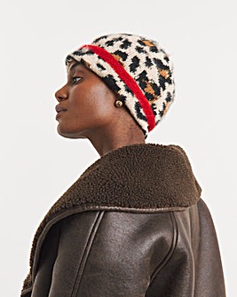 Leopard Print Beanie