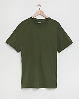 Pure Cotton Crew Neck T-Shirt Long