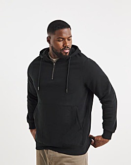 Jacamo Half Zip Hooded Sweat Reg