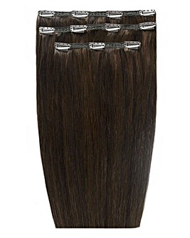 Beauty Works Deluxe Clip in 18inch Hair Extensions - Raven