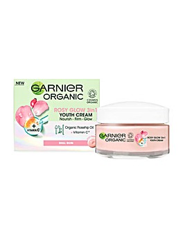 Garnier Organic Rosy Glow 3in1 Youth Cream 50ml