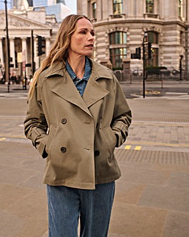 Anthology Khaki Short Trench Coat