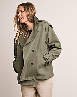 Anthology Khaki Short Trench Coat