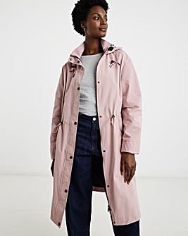 Blush Shower Resistant Raincoat