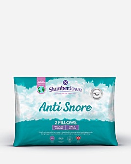 Slumberdown Anti Snore Pillows - 2 Pack