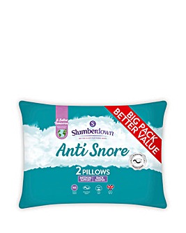 Slumberdown Anti Snore Pack of 2 Pillows