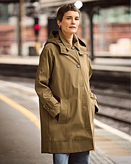 Khaki Trench Car Coat