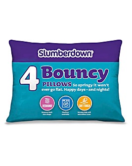 Slumberdown Bouncy Pillows - 4 Pack