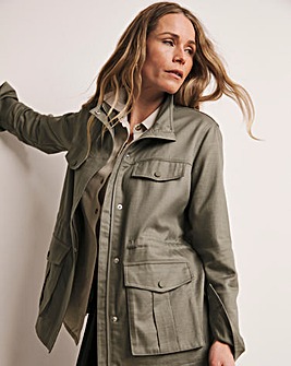 Anthology Khaki Washed Utility Jacket