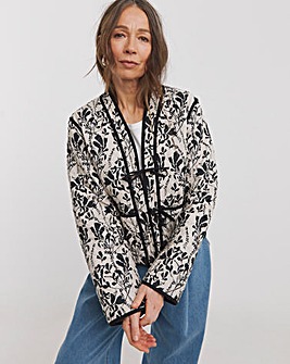 Printed Quilted Jacket