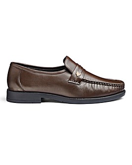 Leather Slip On Shoes Standard Fit