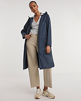 Longline Coated Raincoat