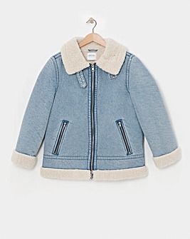 Denim Shearling Jacket