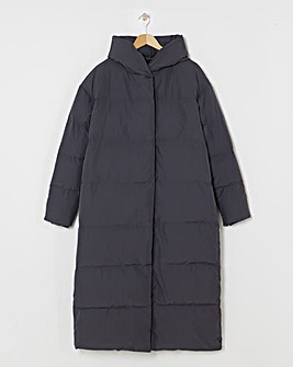 Anthology Charcoal Feather & Down Padded Coat