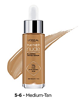 L'Oreal True Match Nude Plumping Tinted Serum Shade 5-6 Medium Tan