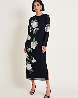 Monsoon Ariah Embellished Midi Dress