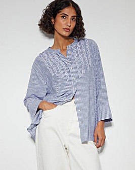 Monsoon Laura Ruffle Blouse