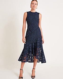 Monsoon Gianna Lace Midi Dress