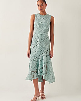 Monsoon Gianna Sleeveless Lace Midi Dress