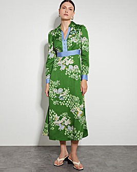 Monsoon Jennifer Floral Midi Dress