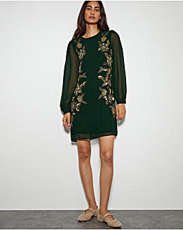 Monsoon Emma Embellished Tunic Dress