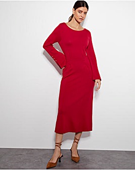 Monsoon Sal Slash Knit Dress