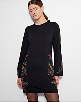 Monsoon Elle Embroidered Dress