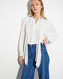 Monsoon Cassie Broderie Blouse