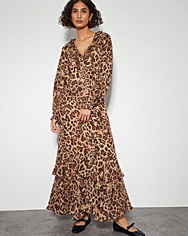 Monsoon Rowena Leopard Print Dress