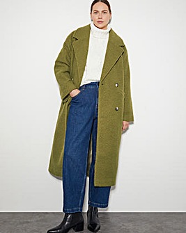 Monsoon Ophelia Double-Breasted Boucle Coat