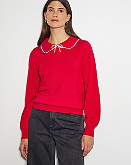 Monsoon Clara Collar Jumper