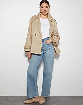 Monsoon Savannah Crop Trench Coat