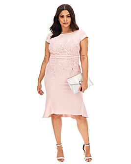 coast emele jacquard dress