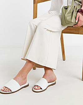 Athena Classic Flat Mules - Extra Wide Fit (EEE)