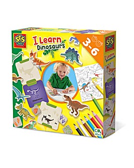 SES I Learn Dinosaurs Colouring Set