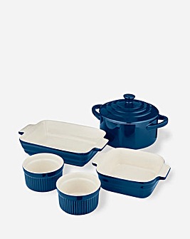 Barbary & Oak Ceramic Ovenware Set Blue