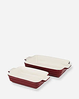 Barbary & Oak Oven Dish Set Red
