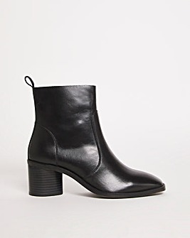 Leather Ankle Boot E Fit