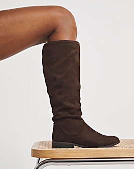 Ruched Boot E Fit Standard Calf
