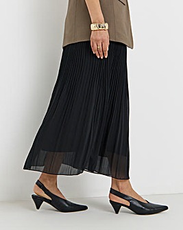 Rina Slingback Pointed Toe Heeled Shoes - Extra Wide Fit (EEE)