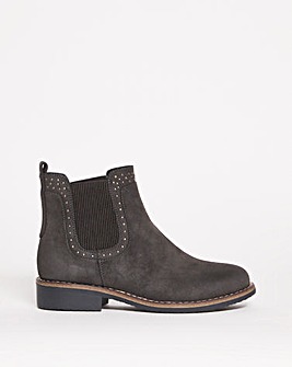 Cushion Walk Chelsea Boot With Stud Detail EEE Fit
