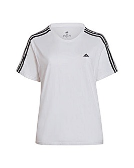 adidas Essentials 3-Stripe T-Shirt Plus Size