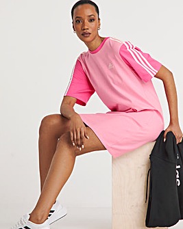 adidas Essentials 3-Stripe Tee Dress