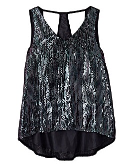 Sequin Vest Top