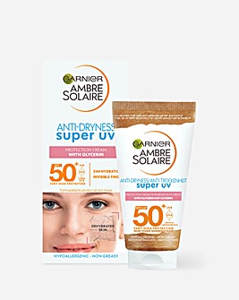 Garnier Ambre Solaire Anti-Dryness Super UV Protection Cream SPF50+ 50ml