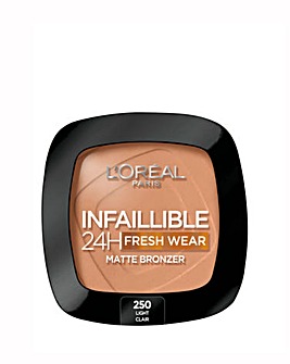 L'Oreal Paris Infallible 24H Longwear Soft Matte Bronzer 250 Light