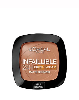 L'Oreal Paris Infallible 24H Longwear Soft Matte Bronzer 300 Light Medium