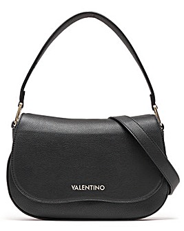 Valentino By Mario Valentino Audrey Grey Moc Croc Clutch Bag
