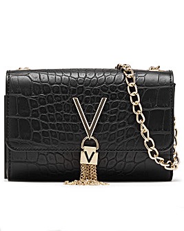 Valentino Bags Audrey Moc Croc Shoulder Bag